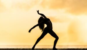 Picture of a dancer holding a pose